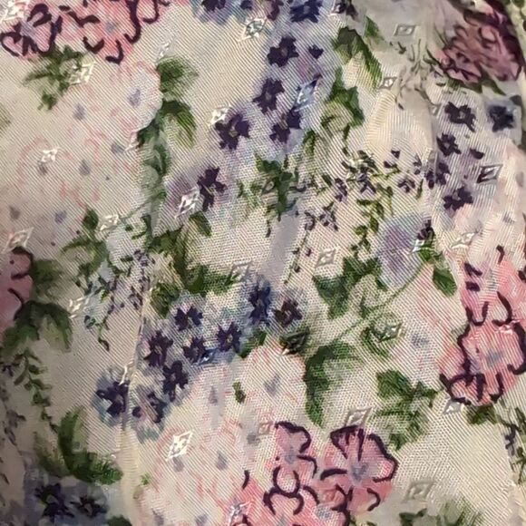 BYTIMO (Norway) Floral V-Neck Wrap Midi Dress Sz L - Picture 12 of 13